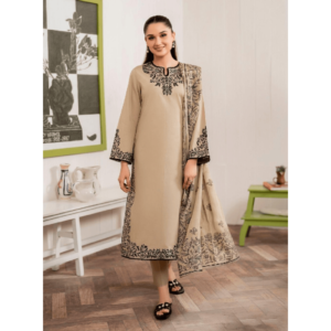 3 Pcs Unstitched Dhanak Suit zb-87