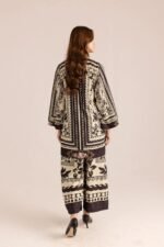 Stylish Printed Shirt and Trouser Set - Pcs 2