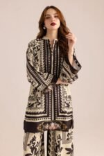 Stylish Printed Shirt and Trouser Set - Pcs 3